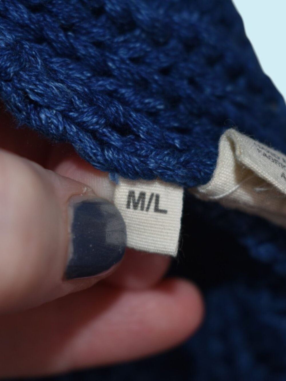 Ulla Johnson Zari Cardigan Size M/L Blue Knit Full Zip Textured Cotton Sweater - Picture 9 of 12
